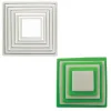 Découpoirs carrés assortis PME (x 6)-Cerf Dellier Best