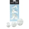 Découpoirs éjecteurs Flocon de neige à poussoir (x3)-Cerf Dellier Discount