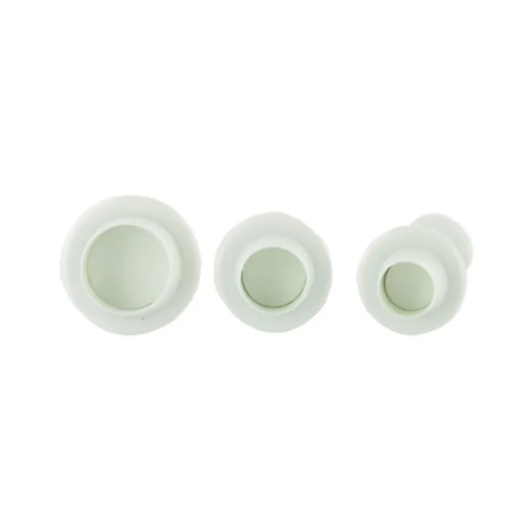 Découpoirs éjecteurs mini ronds Patisdécor (x 3)-Cerf Dellier Best