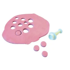 Découpoirs éjecteurs mini ronds Patisdécor (x 3)-Cerf Dellier Best
