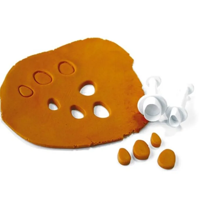 Découpoirs éjecteurs mini-ovales Patisdecor (x 4)-Cerf Dellier Outlet