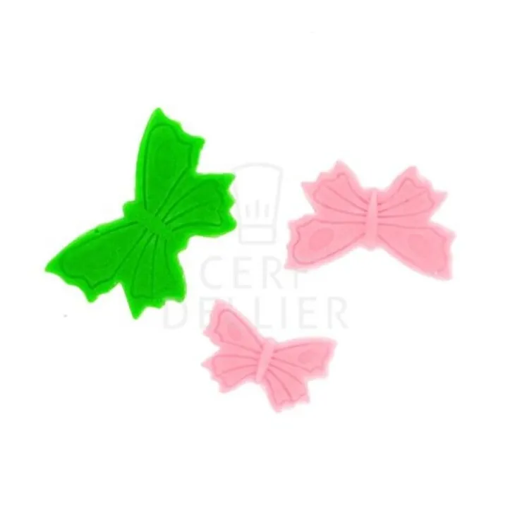 Découpoirs éjecteurs Papillons assortis Patisdécor (x 3)-Cerf Dellier Sale