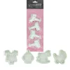 Découpoirs éjecteurs thème Bébé Patisdécor (x 4)-Cerf Dellier New