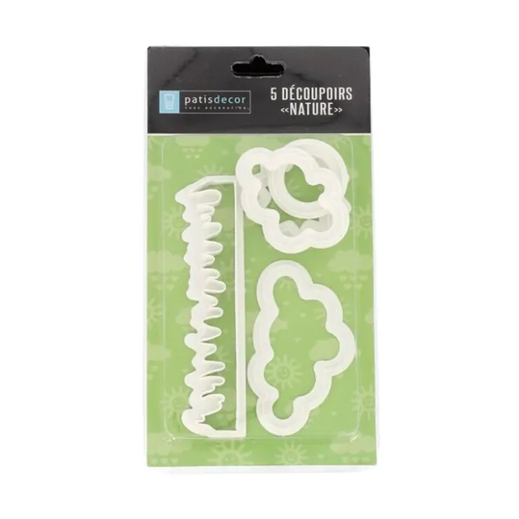 Découpoirs Nature assortis (x 5)-Cerf Dellier New