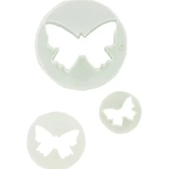 Découpoirs papillons Patisdécor (x 3)-Cerf Dellier Discount