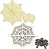 Découpoirs relief araignée et toile (x2)-Cerf Dellier Discount
