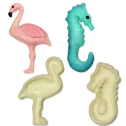 Découpoirs relief Flamant Rose et Hippocampe (x2)-Cerf Dellier Clearance
