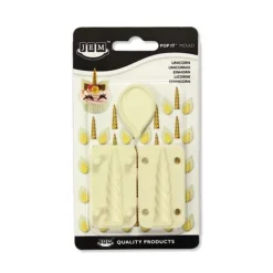 Découpoirs relief Licorne assortis (x3)-Cerf Dellier Discount