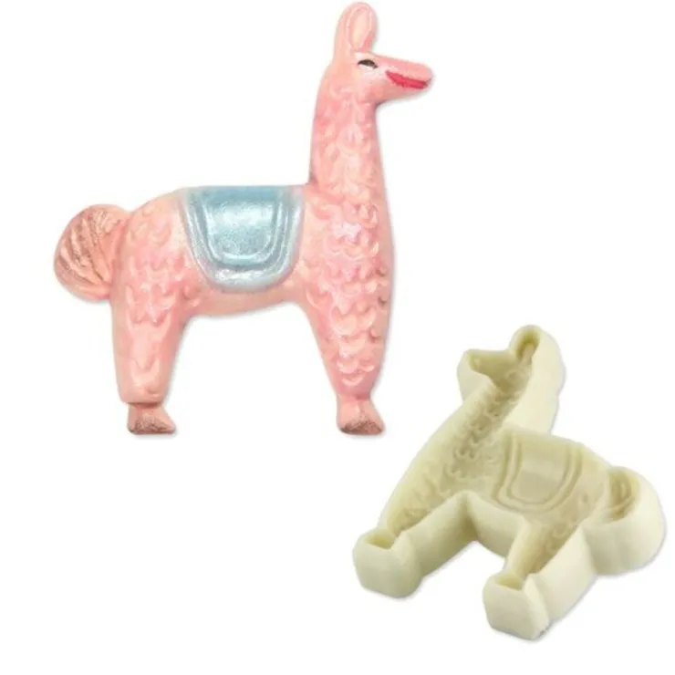 Découpoirs relief Licorne et Lama (x2)-Cerf Dellier