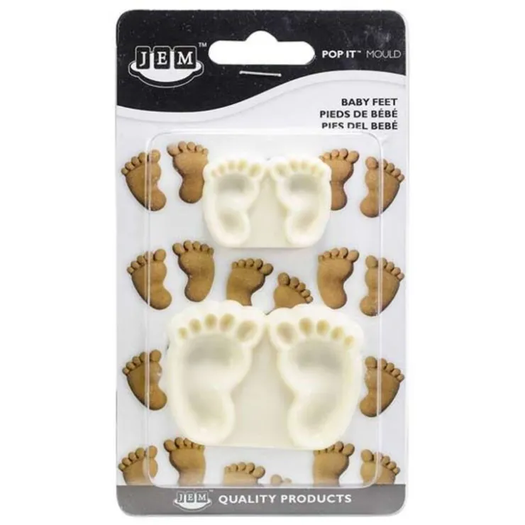 Découpoirs relief pieds (x2)-Cerf Dellier Hot