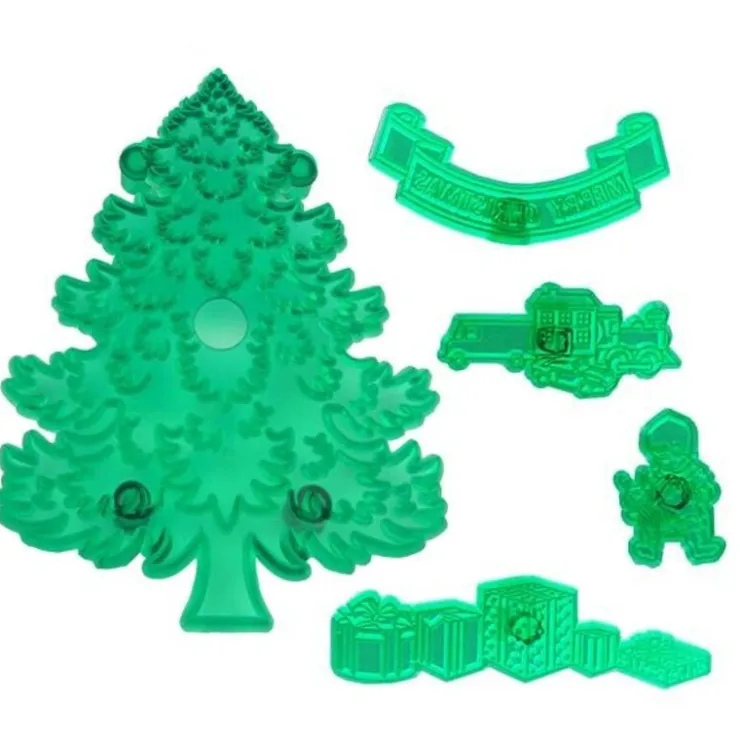 Découpoirs Sapin et décors de Noël (jeu de 5)-Cerf Dellier Outlet