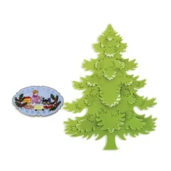 Découpoirs Sapin et décors de Noël (jeu de 5)-Cerf Dellier Outlet