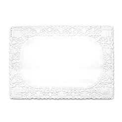 Dentelle blanche 30 x 40 cm (x 250)-Cerf Dellier Best