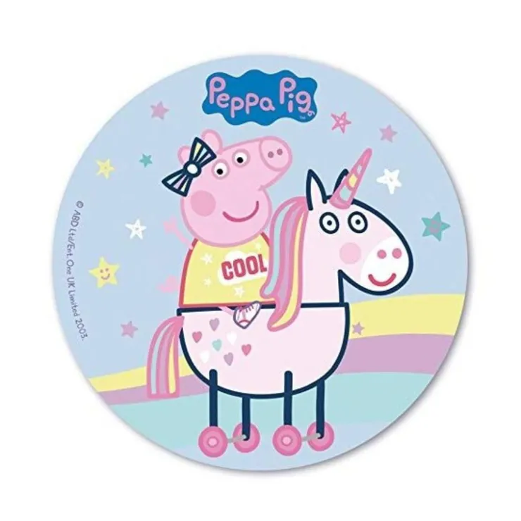 Disque azyme Peppa Pig 20 cm-Cerf Dellier Clearance