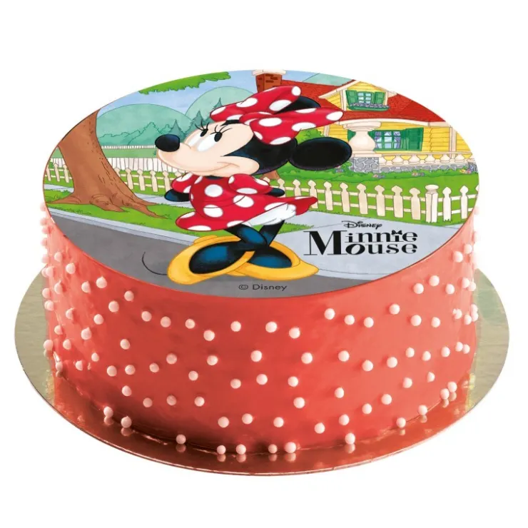 Disque gâteau azyme Minnie Mouse 20 cm - DDM 07/24-Cerf Dellier Clearance
