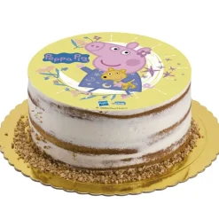 Disque gâteau en azyme Peppa Pig 15,5 cm - DDM 08/24-Cerf Dellier Outlet