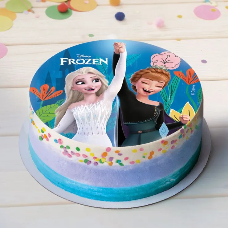 Disque gâteau en azyme Reine des Neiges - Ø 15,5 cm - DDM 08/24-Cerf Dellier Online