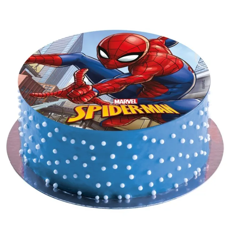 Disque gâteau Spiderman Ø 20 cm - DDM 09/24-Cerf Dellier Outlet