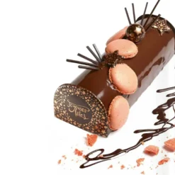 Disques scintillants chocolat noir Joyeuses Fêtes (x96)-Cerf Dellier Clearance