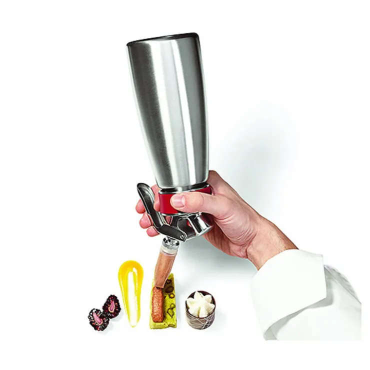 Douilles décoration inox pour siphon ISI (x3)-Cerf Dellier Best