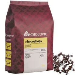 Drops de chocolat noir 44% 5 Kg-Cerf Dellier Discount