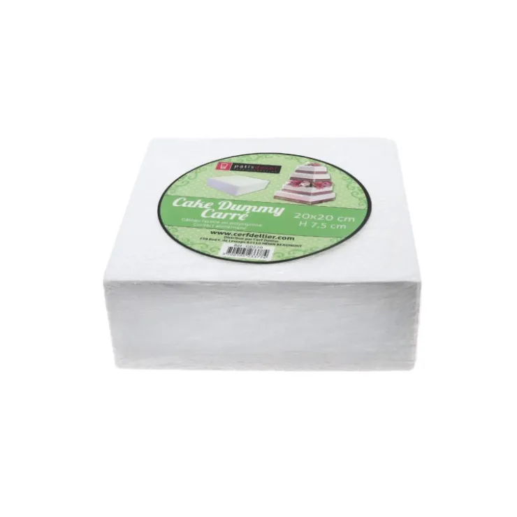 Dummy carré contours arrondis H7,5 cm - L20 cm-Cerf Dellier Clearance