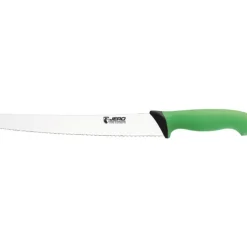 Ecoline couteau à pain manche vert 25 cm-Cerf Dellier Clearance