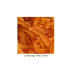 Ecorces d'orange confite 1 kg-Cerf Dellier Discount