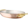 Elégance cuivre plat ovale 35 cm-Cerf Dellier Outlet