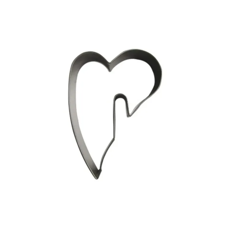 Emporte-pièce cœur penché à accrocher 7 cm-Cerf Dellier New