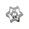 Emporte-pièce double Etoile inox 5 cm-Cerf Dellier