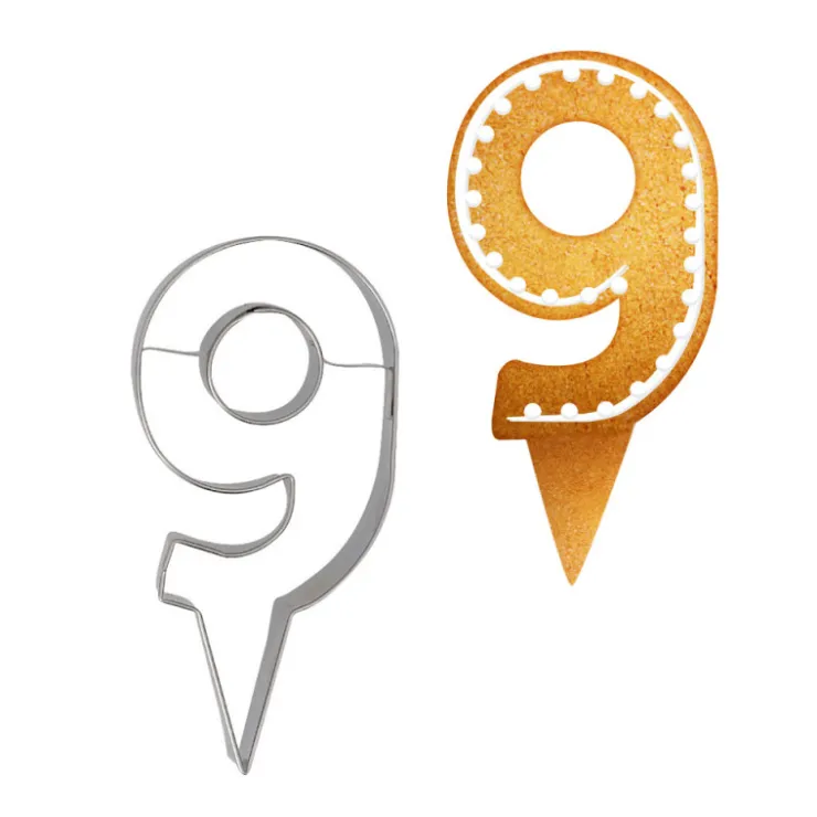 Emporte-pièces cake topper "9"-Cerf Dellier Online