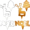 Emporte-pièces cake toppers thème Noël (lot de 3)-Cerf Dellier Discount
