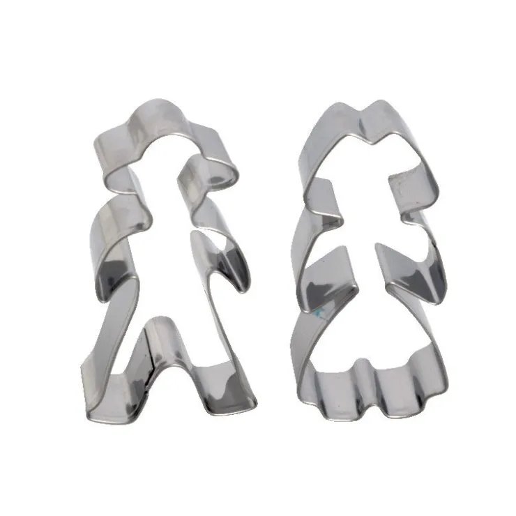 Emporte-pièces Couple alsacien inox assortis (x2)-Cerf Dellier Best