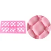 Empreinte effet matelassé fleurs rondes-Cerf Dellier Discount