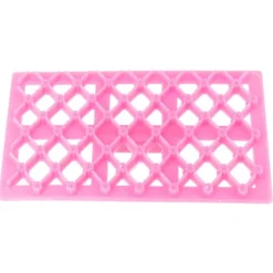 Empreinte effet matelassé fleurs rondes-Cerf Dellier Discount