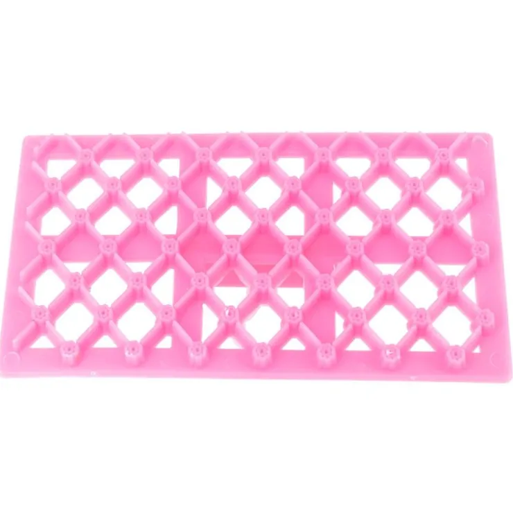 Empreinte effet matelassé fleurs rondes-Cerf Dellier Discount