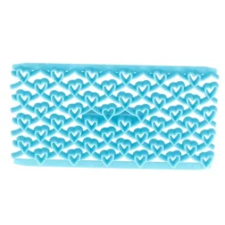 Empreinte effet matelassé coeurs-Cerf Dellier Outlet