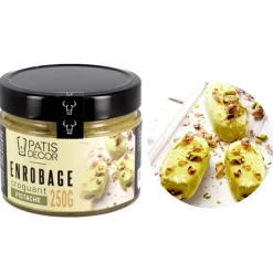 Enrobage croquant goût pistache - 250 g-Cerf Dellier Clearance