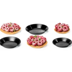 Exoglass 24 tartelettes rondes unies 7 cm-Cerf Dellier Clearance