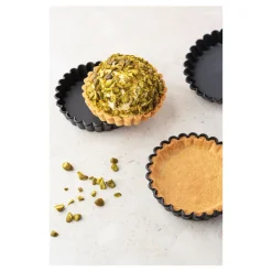 Exoglass 12 tartelettes rondes cannelées 11 cm-Cerf Dellier Outlet
