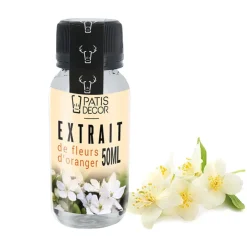 Extrait de fleur d'oranger 50 ml-Cerf Dellier