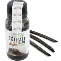 Extrait de vanille biologique avec graines 50 ml-Cerf Dellier Hot