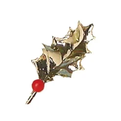 Feuilles de houx dorées (x144)-Cerf Dellier Sale