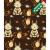 Feuilles transfert chocolat Lapin (x10)-Cerf Dellier Hot