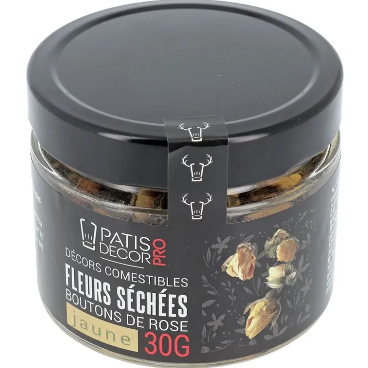 Fleurs séchées de roses jaunes 30 g-Cerf Dellier Hot