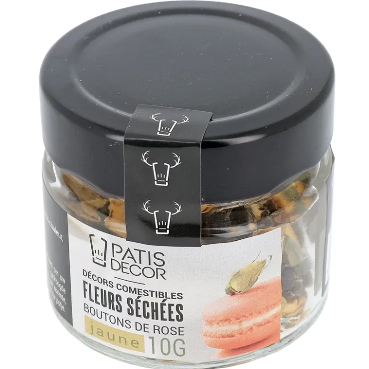 Fleurs séchées de roses jaunes 8 g-Cerf Dellier