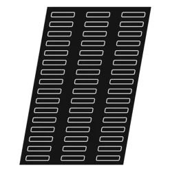 Flexipan GN 1/1 plaque de 42 demi-cylindres 8,5x1,7x1,5 cm-Cerf Dellier Outlet