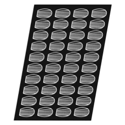 Flexipan GN 1/1 plaque de 27 madeleines 7,8x4,7 cm-Cerf Dellier New