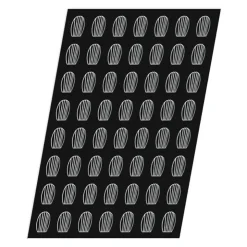 Flexipan GN 1/1 plaque de 42 mini-madeleines 5,2x3,5 cm-Cerf Dellier Online